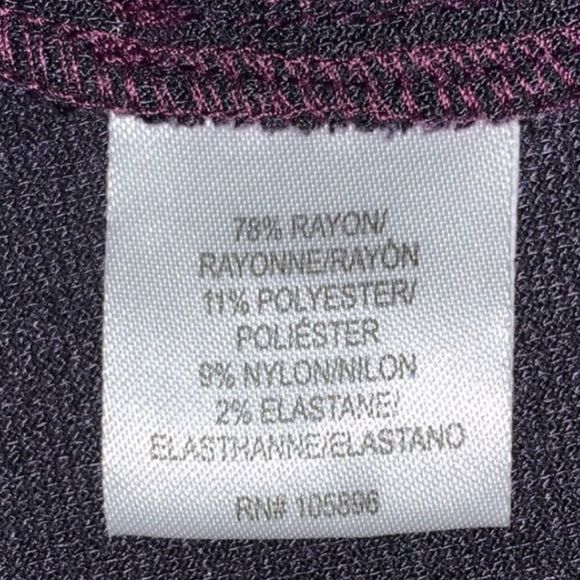 WORTH Amethyst Ombre Velour Off-Shoulder Dress - Size Medium - Picture 8 of 9